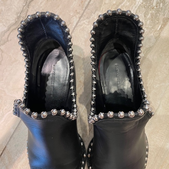 Alexander wang boots studs leather ankle boots - Picture 2 of 8